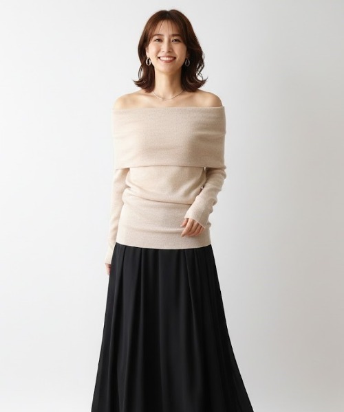 Lana821(ラナハニー)の「ドレープタートルネックニット(ニット/セーター・レディース・アイボリー/ブラック/ベージュ/グレー/ブラウン・FREE)」の22枚目の写真