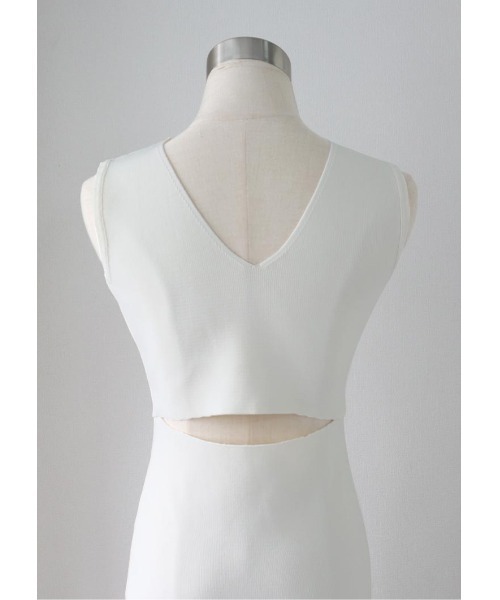 LUDICRUM(ルーディクルム)の「Backshan summer knit onepiece(ワンピース・レディース・オフホワイト/ブラック・S/M)」の11枚目の写真