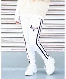 サイドラインスリムフィットスウェットパンツ