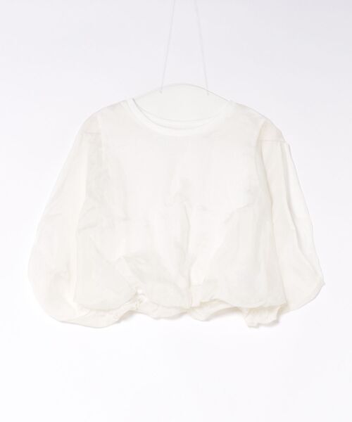 gossara(ゴサラ)の「【トレンドライクな1枚】オーガンジーバルーンプルオーバー(その他トップス・レディース・Off White/ブラック/モカ・FREE)」の22枚目の写真