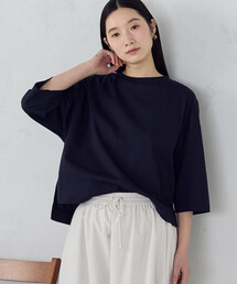 COMME CA ISM（コムサイズム）の「【接触冷感】7分袖 カットソー（Tシャツ/カットソー）」