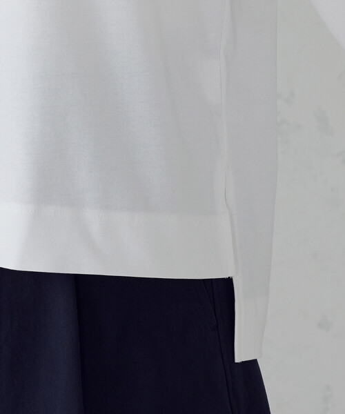 COMME CA ISM(コムサイズム)の「【接触冷感】7分袖 カットソー(Tシャツ/カットソー・レディース・ネイビー/サックスブルー/ホワイト・LARGE/MEDIUM)」の22枚目の写真