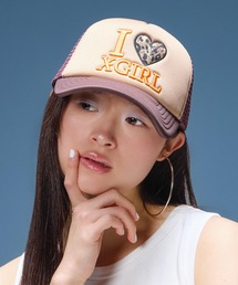 X-girl | I LOVE X-GIRL TRUCKER CAP(キャップ)