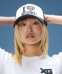 X-girl | I LOVE X-GIRL TRUCKER CAP(キャップ)