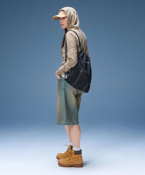 X-girl（エックスガール）の「I LOVE X-GIRL TRUCKER CAP（キャップ・レディース・ブラック/ブラウン/ピンク・ONE SIZE）」の6枚目の写真