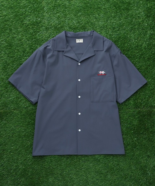 The Endless Summer（エンドレスサマー）の「TES COMFORT SHIRT / 半袖シャツ（シャツ/ブラウス・メンズ・チャコール/サックスブルー/ブラック/ホワイト・X-LARGE/LARGE/MEDIUM/SMALL）」の3枚目の写真