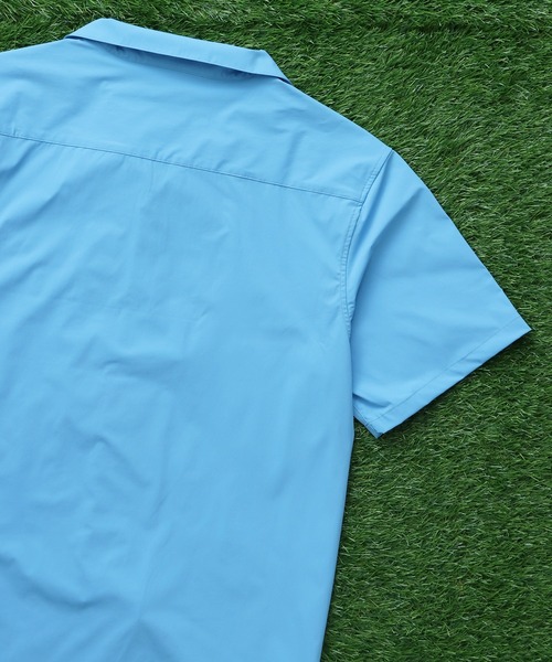 The Endless Summer（エンドレスサマー）の「TES COMFORT SHIRT / 半袖シャツ（シャツ/ブラウス・メンズ・チャコール/サックスブルー/ブラック/ホワイト・X-LARGE/LARGE/MEDIUM/SMALL）」の14枚目の写真