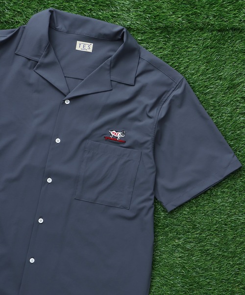 The Endless Summer（エンドレスサマー）の「TES COMFORT SHIRT / 半袖シャツ（シャツ/ブラウス・メンズ・チャコール/サックスブルー/ブラック/ホワイト・X-LARGE/LARGE/MEDIUM/SMALL）」の8枚目の写真