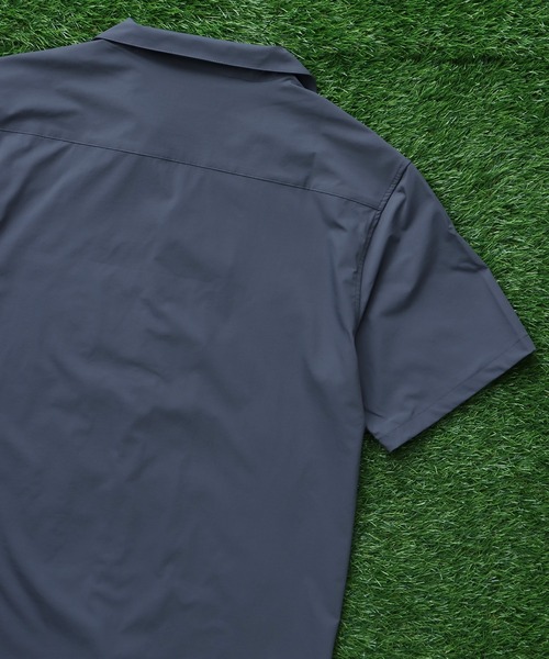 The Endless Summer（エンドレスサマー）の「TES COMFORT SHIRT / 半袖シャツ（シャツ/ブラウス・メンズ・チャコール/サックスブルー/ブラック/ホワイト・X-LARGE/LARGE/MEDIUM/SMALL）」の9枚目の写真