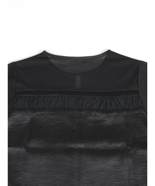 :ETHROF(イーサオブ)の「GLOSSY SHEER BOLERO(シャツ/ブラウス・レディース・ブラック・MEDIUM)」の3枚目の写真