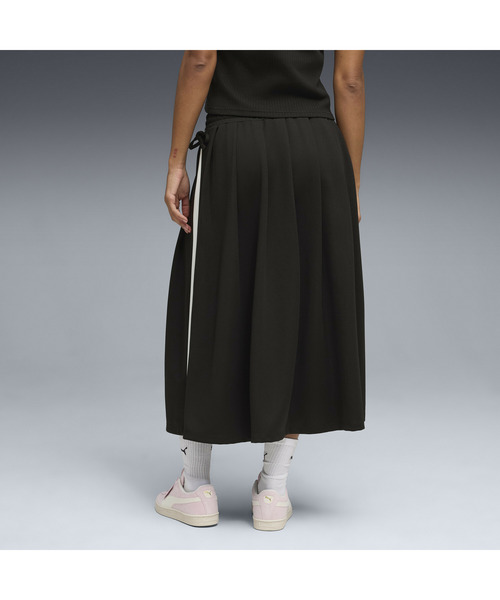PUMA(プーマ)の「PUMA プーマ ウィメンズ T7 ミディ プリーツ スカート(スカート・レディース・ブラック・X-LARGE/LARGE/MEDIUM/SMALL)」の2枚目の写真