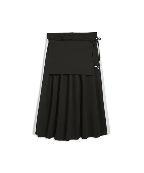 PUMA(プーマ)の「PUMA プーマ ウィメンズ T7 ミディ プリーツ スカート(スカート・レディース・ブラック・X-LARGE/LARGE/MEDIUM/SMALL)」の4枚目の写真