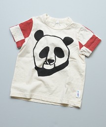 JIPPON（ジポン）の「【JIPPON/日本製】半袖パッチワークパンダT（Tシャツ/カットソー）」