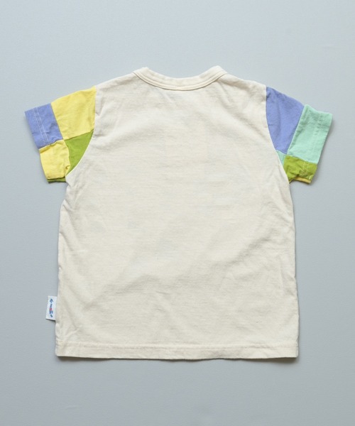 JIPPON（ジポン）の「【JIPPON/日本製】半袖パッチワークパンダT（Tシャツ/カットソー・キッズ・チャコール/ホワイト系その他2/ホワイト系その他/ライトピンク/オフホワイト/アイボリー・80/90/95/100/110/120/130）」の12枚目の写真