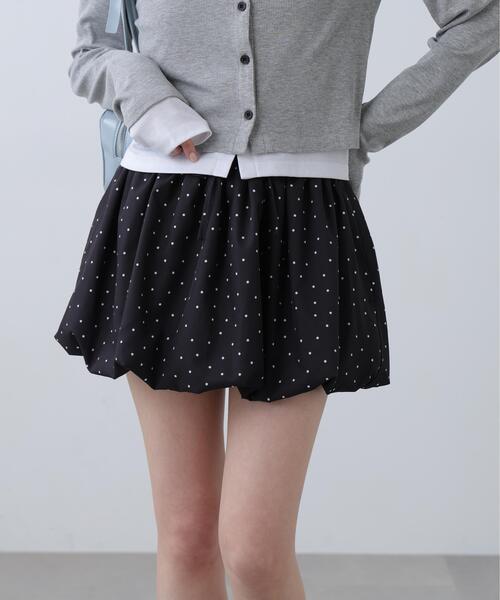 FREE'S MART（フリーズマート）の「◆インナーパンツ付バルーンミニスカート（スカート・レディース・ホワイト/ホワイト系その他/ブラック系その他/ブラック系その他2・FREE）」の15枚目の写真