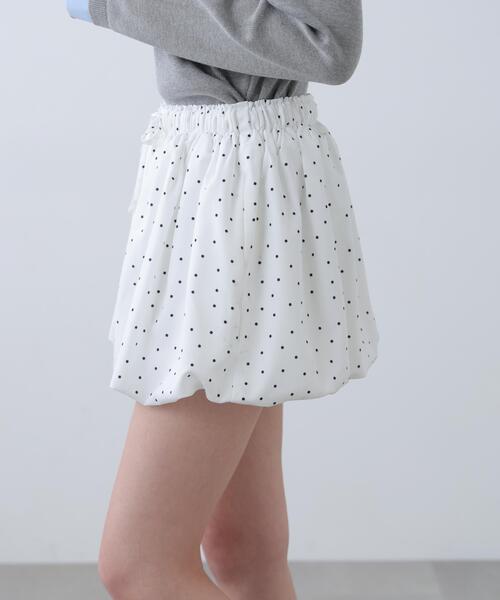 FREE'S MART（フリーズマート）の「◆インナーパンツ付バルーンミニスカート（スカート・レディース・ホワイト/ホワイト系その他/ブラック系その他/ブラック系その他2・FREE）」の9枚目の写真