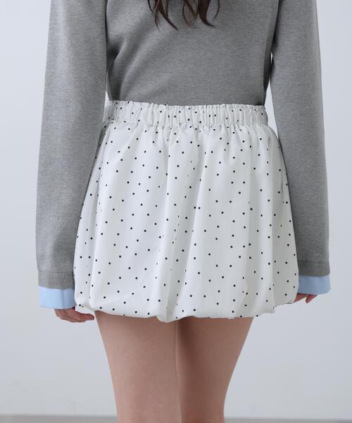 FREE'S MART（フリーズマート）の「◆インナーパンツ付バルーンミニスカート（スカート・レディース・ホワイト/ホワイト系その他/ブラック系その他/ブラック系その他2・FREE）」の10枚目の写真