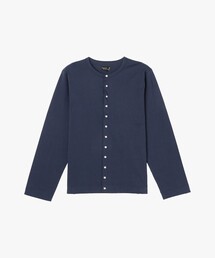 agnes b.（アニエスベー）の「メンズ オーガニックコットン 長袖 カーディガンプレッション（カーディガン/ボレロ）」