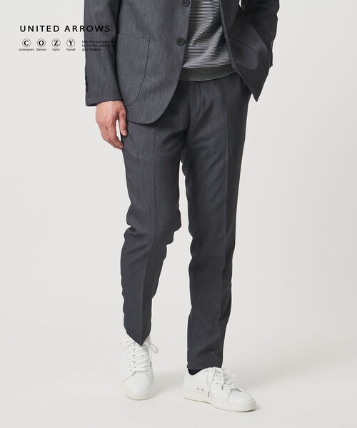 UNITED ARROWS(ユナイテッドアローズ)の「デニムライク ノープリーツ パンツ UA COZY ウォッシャブル ヨコストレッチ 防しわ(スラックス・メンズ・ネイビー・L/M/S/XXXL/XXL/XL)」の3枚目の写真