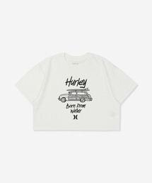 Hurley  | 【Hurley:ハーレー】レディースグラフィックTシャツ　吸汗速乾 SURF TRIP SS CROPPED TEE(Tシャツ/カットソー)