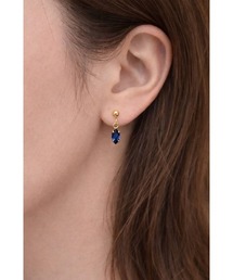 tone（トーン）の「【cocolani】[金属アレルギー対応]  クリスタルガラス　誕生石カラー　マーキスビジューピアス(MA)（ピアス（両耳用））」