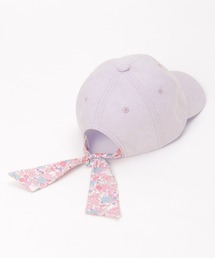 ikka（イッカ）の「シャンブレー後ろ花リボンキャップ（キャップ）」