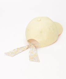 ikka（イッカ）の「シャンブレー後ろ花リボンキャップ（キャップ）」