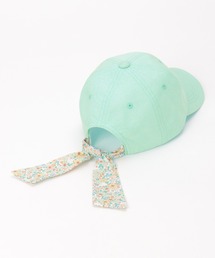 ikka（イッカ）の「シャンブレー後ろ花リボンキャップ（キャップ）」