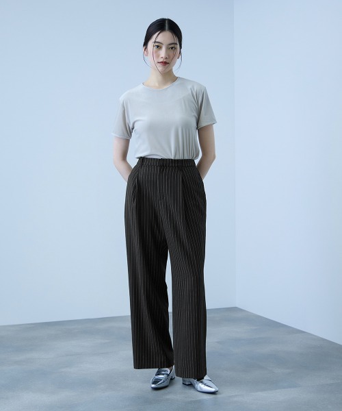 VICKY(ビッキー)の「サイドポケットワイドタックパンツ(その他パンツ・レディース・ブラック系その他/グレー系その他/ライトグレー/ブラック・M)」の16枚目の写真
