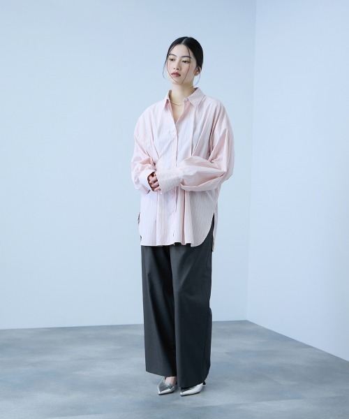 VICKY(ビッキー)の「サイドポケットワイドタックパンツ(その他パンツ・レディース・ブラック系その他/グレー系その他/ライトグレー/ブラック・M)」の5枚目の写真