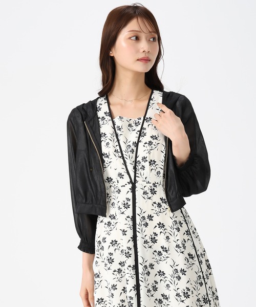 MISCH MASCH（ミッシュマッシュ）の「2026春夏新作 ラメシアーパーカー（パーカー・レディース・モカ/ピンク/ホワイト/ブラック・ﾌﾘ-）」の6枚目の写真