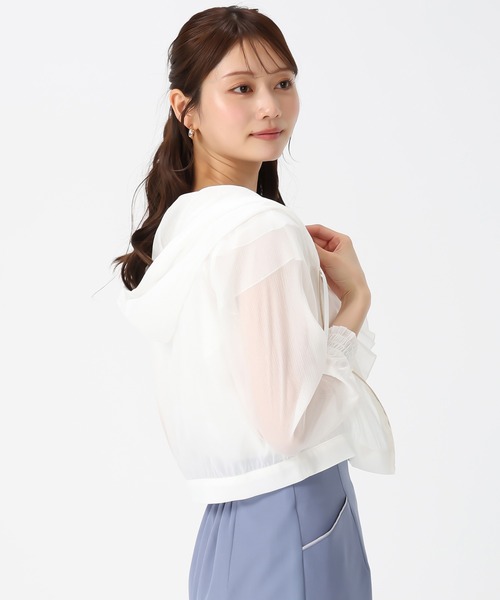 MISCH MASCH（ミッシュマッシュ）の「2026春夏新作 ラメシアーパーカー（パーカー・レディース・モカ/ピンク/ホワイト/ブラック・ﾌﾘ-）」の8枚目の写真