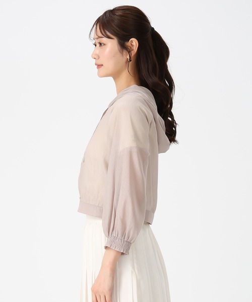 MISCH MASCH（ミッシュマッシュ）の「2026春夏新作 ラメシアーパーカー（パーカー・レディース・モカ/ピンク/ホワイト/ブラック・ﾌﾘ-）」の11枚目の写真