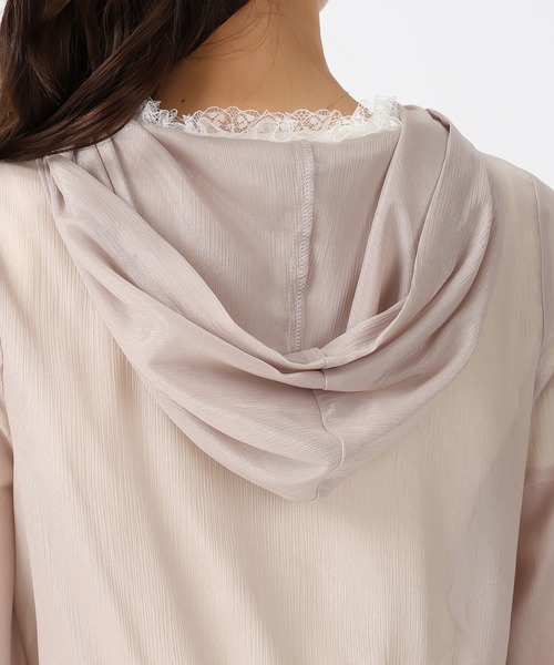 MISCH MASCH（ミッシュマッシュ）の「2026春夏新作 ラメシアーパーカー（パーカー・レディース・モカ/ピンク/ホワイト/ブラック・ﾌﾘ-）」の13枚目の写真