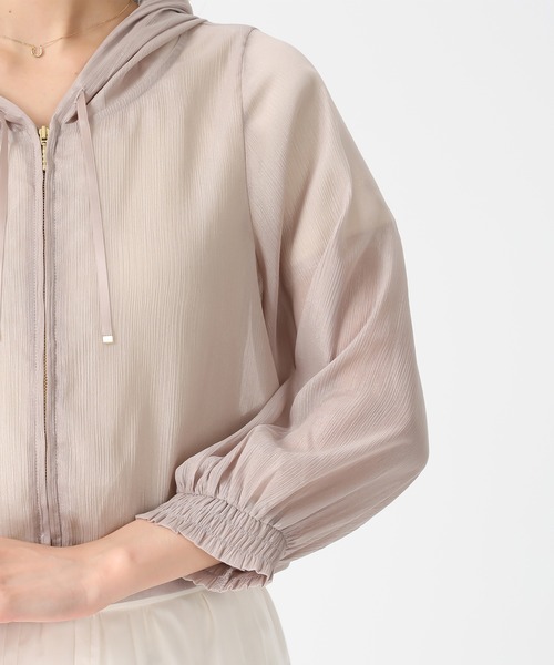 MISCH MASCH（ミッシュマッシュ）の「2026春夏新作 ラメシアーパーカー（パーカー・レディース・モカ/ピンク/ホワイト/ブラック・ﾌﾘ-）」の15枚目の写真