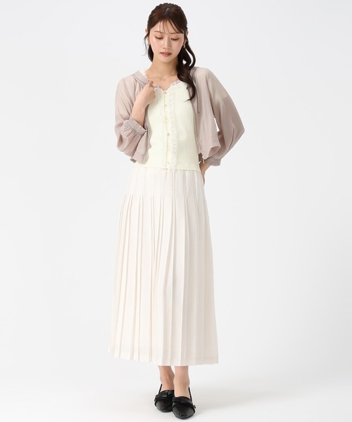 MISCH MASCH（ミッシュマッシュ）の「2026春夏新作 ラメシアーパーカー（パーカー・レディース・モカ/ピンク/ホワイト/ブラック・ﾌﾘ-）」の18枚目の写真