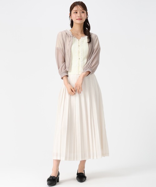 MISCH MASCH（ミッシュマッシュ）の「2026春夏新作 ラメシアーパーカー（パーカー・レディース・モカ/ピンク/ホワイト/ブラック・ﾌﾘ-）」の19枚目の写真