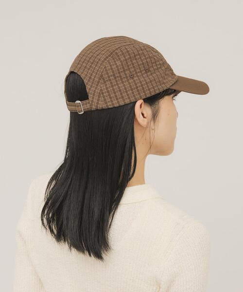 KBF（ケイビーエフ）の「チェックCAP（キャップ・レディース・ブラック/ブラウン・ONE）」の2枚目の写真