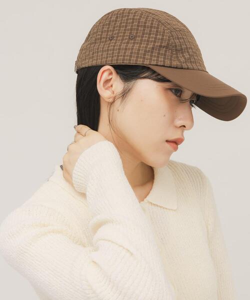 KBF（ケイビーエフ）の「チェックCAP（キャップ・レディース・ブラック/ブラウン・ONE）」の3枚目の写真