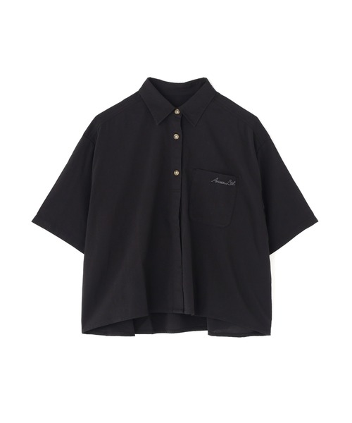 AVIREX（アヴィレックス）の「《直営店限定》H/S BACK GATHER DETAILS SHIRT（シャツ/ブラウス・レディース・ブラック/ホワイト系2/オリーブ系/レンガ・F）」の21枚目の写真