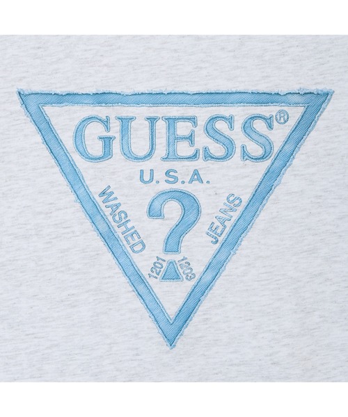 Guess（ゲス）の「MEN'S S/SLV TEE SHIRT Tシャツ ロゴTシャツ（Tシャツ/カットソー・メンズ・オフホワイト/グレー/ライトグレー・MEDIUM/X-LARGE/LARGE）」の8枚目の写真