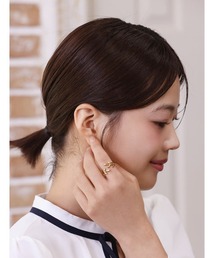 Edit Sheen | リーフモチーフフリーリング(リング)