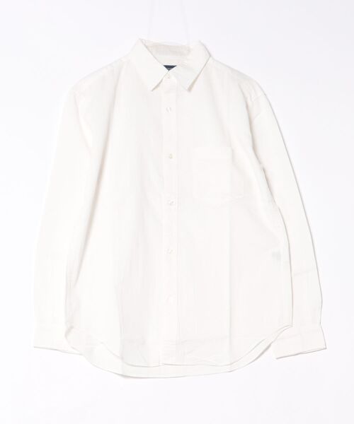 BACK NUMBER（バックナンバー）の「【BACK NUMBER】綿麻長袖シャツ（シャツ/ブラウス・メンズ・サックスブルー/キナリ/ベージュ・M/XL/L）」の2枚目の写真