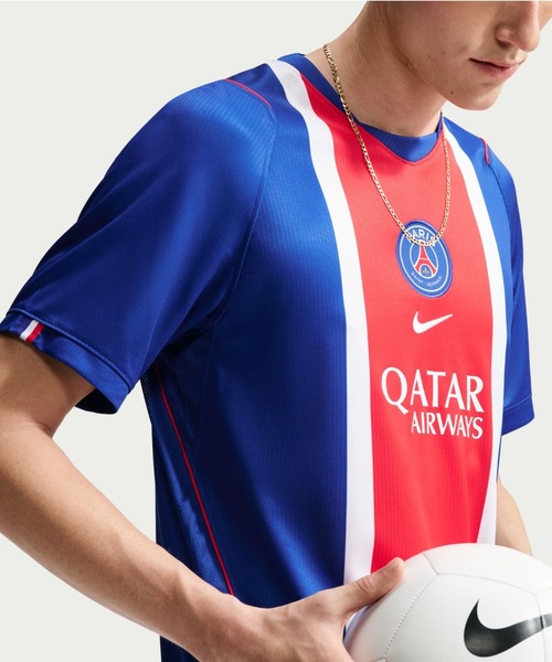 NIKE（ナイキ）の「NIKE PSG M NK Dri-FIT Jersey SS Stadium Home / ナイキ PSG ドライフィット ジャージー SS スタジアム ホーム【SP】（ジャージ・メンズ・ブルー・XL/XXL/L/M）」の11枚目の写真