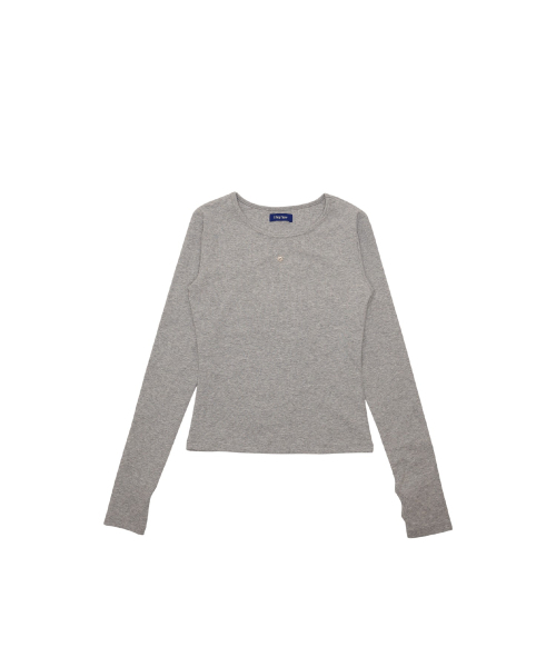 ISAYYERR(アイセイイェール)の「Twinkie Long Sleeve (grey)(Tシャツ/カットソー・レディース・その他・FREE)」の2枚目の写真