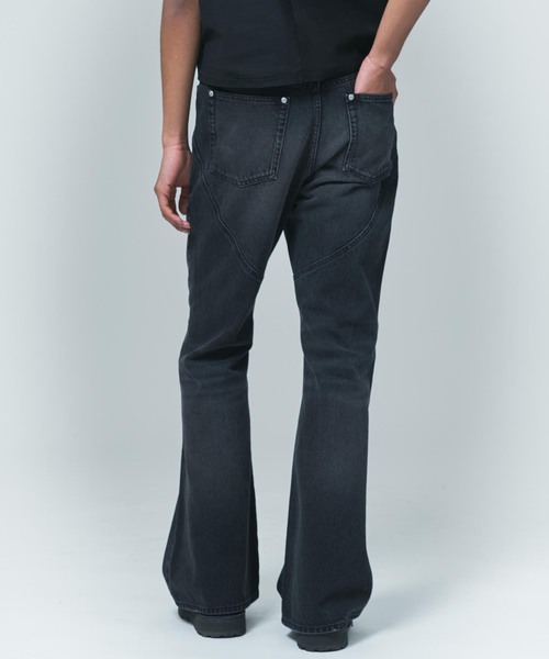 NOCTO ARCHIVE(ノクトアーカイブ)の「NOCTO ARCHIVE/ノクト アーカイブ Biascut Wide Flare Denim(デニムパンツ・メンズ・ブラック系その他/ブルー・MEDIUM/LARGE)」の16枚目の写真