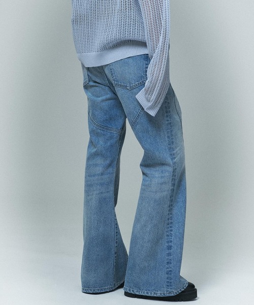 NOCTO ARCHIVE(ノクトアーカイブ)の「NOCTO ARCHIVE/ノクト アーカイブ Biascut Wide Flare Denim(デニムパンツ・メンズ・ブラック系その他/ブルー・MEDIUM/LARGE)」の20枚目の写真
