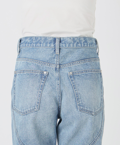 NOCTO ARCHIVE(ノクトアーカイブ)の「NOCTO ARCHIVE/ノクト アーカイブ Biascut Wide Flare Denim(デニムパンツ・メンズ・ブラック系その他/ブルー・MEDIUM/LARGE)」の3枚目の写真