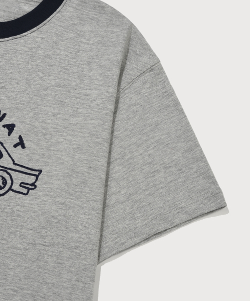 COVERNAT（カバーナット）の「スラブヴィンテージカーグラフィックTシャツメランジグレー（Tシャツ/カットソー・メンズ・その他・XX-LARGE/MEDIUM/LARGE/X-LARGE/X-SMALL/SMALL）」の9枚目の写真