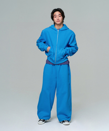 ERA（エラ）の「UNISEX ERA WIDE JOGGER SWEATPANTS - CAPRI BLUE（スウェットパンツ）」